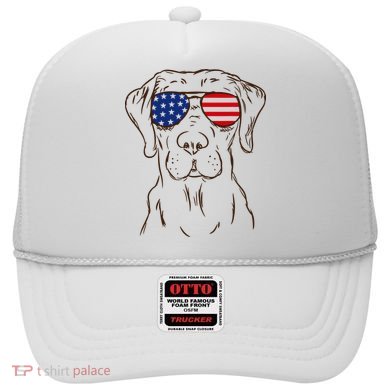 American Flag Labrador Retriever Patriotic 4th Of July Gifts Hat