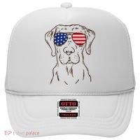 American Flag Labrador Retriever Patriotic 4th Of July Gifts Hat thumb 0
