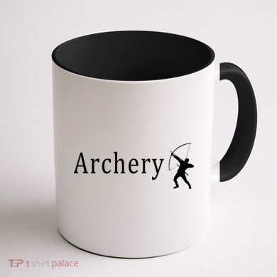 Archery Funny Logo Coffee Mug back