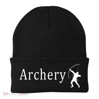 Archery Funny Logo Beanie