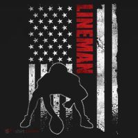 American Football Lineman Offensive Player Apparel Us Flag Women's Hoodie thumb 2