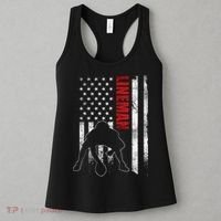 American Football Lineman Offensive Player Apparel Us Flag Women's Tank Top thumb 3