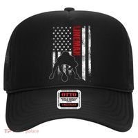 American Football Lineman Offensive Player Apparel Us Flag Hat thumb 0