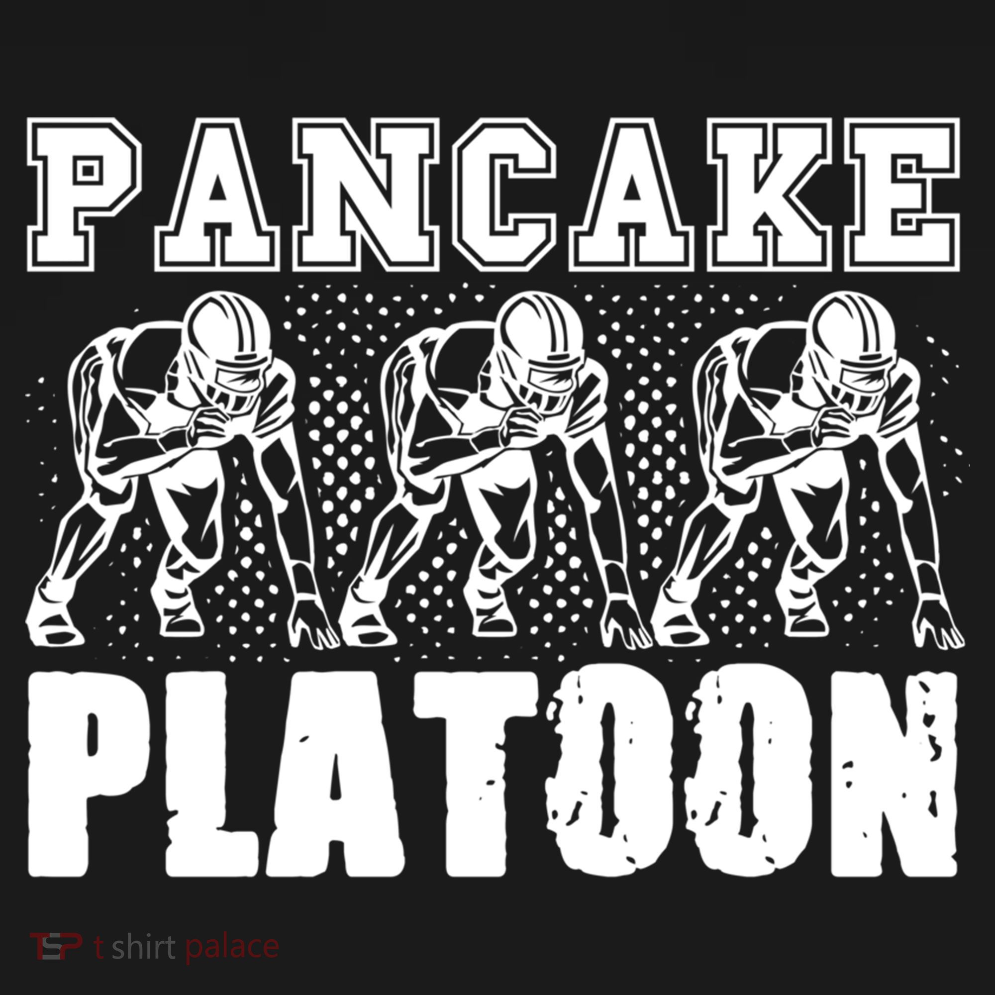 American Football Line Pancake Platoon Player Support Gift Bucket Hat