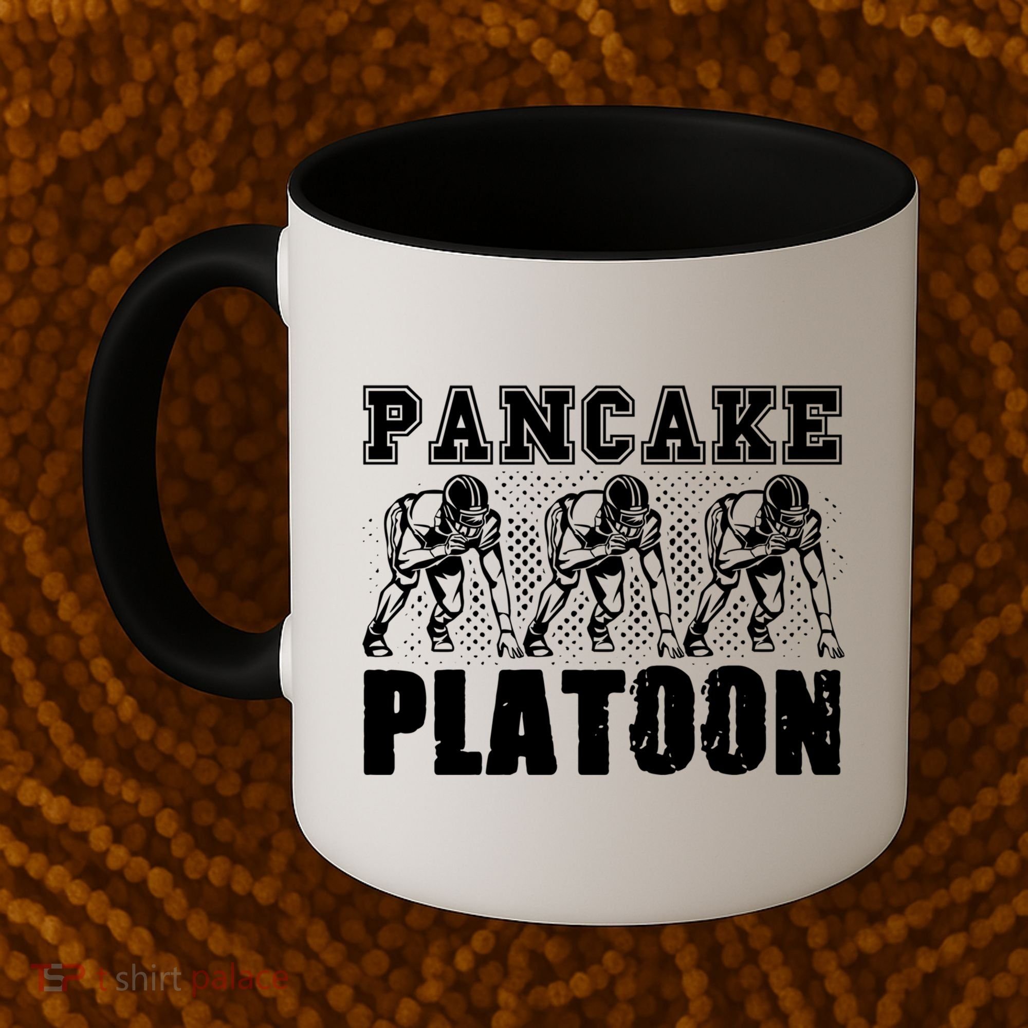 American Football Line Pancake Platoon Player Support Gift Coffee Mug