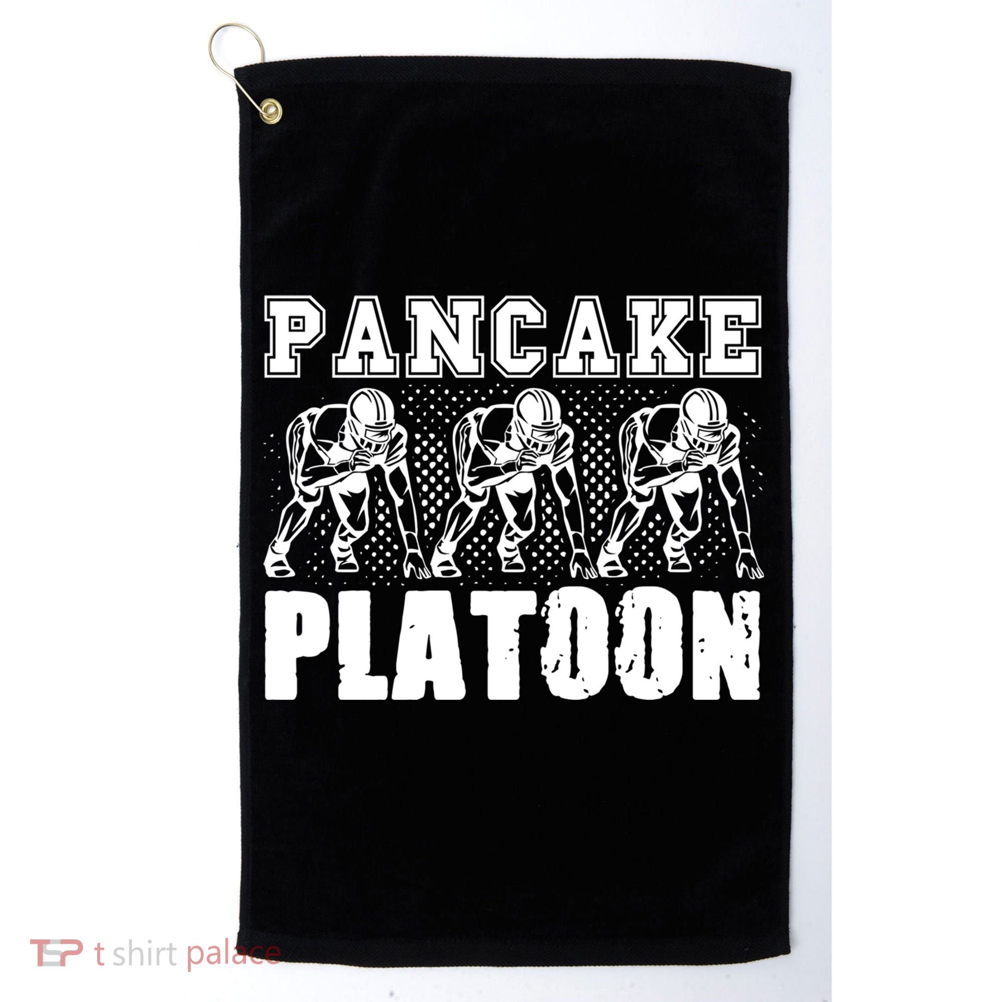 American Football Line Pancake Platoon Player Support Gift Golf Towel