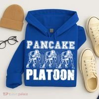 American Football Line Pancake Platoon Player Support Gift Hoodie thumb 4