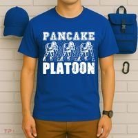 American Football Line Pancake Platoon Player Support Gift T-Shirt thumb 6