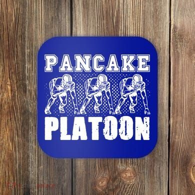 American Football Line Pancake Platoon Player Support Gift Coaster