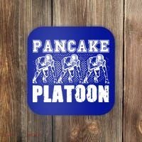 American Football Line Pancake Platoon Player Support Gift Coaster thumb 0