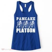 American Football Line Pancake Platoon Player Support Gift Women's Tank Top thumb 0