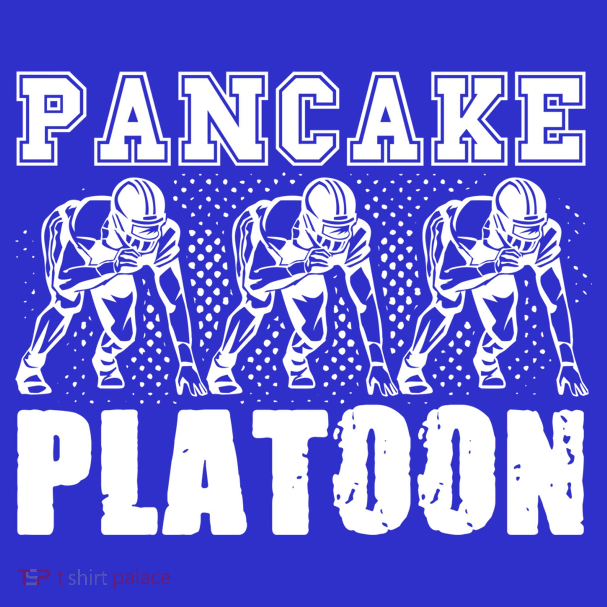 American Football Line Pancake Platoon Player Support Gift Baby Bodysuit