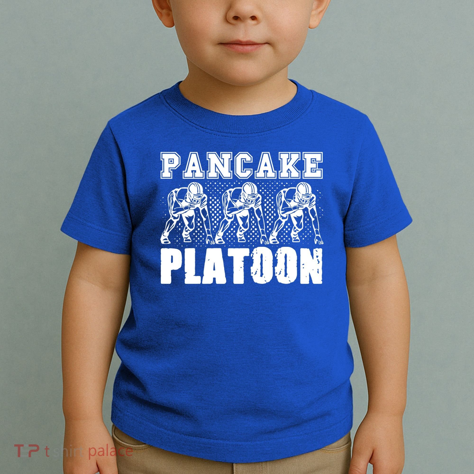American Football Line Pancake Platoon Player Support Gift Toddler T-Shirt