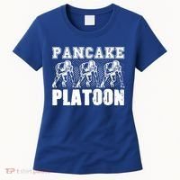 American Football Line Pancake Platoon Player Support Gift Women's T-Shirt thumb 0