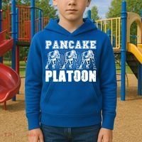 American Football Line Pancake Platoon Player Support Gift Kids Hoodie thumb 2