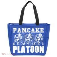 American Football Line Pancake Platoon Player Support Gift Tote Bag thumb 0