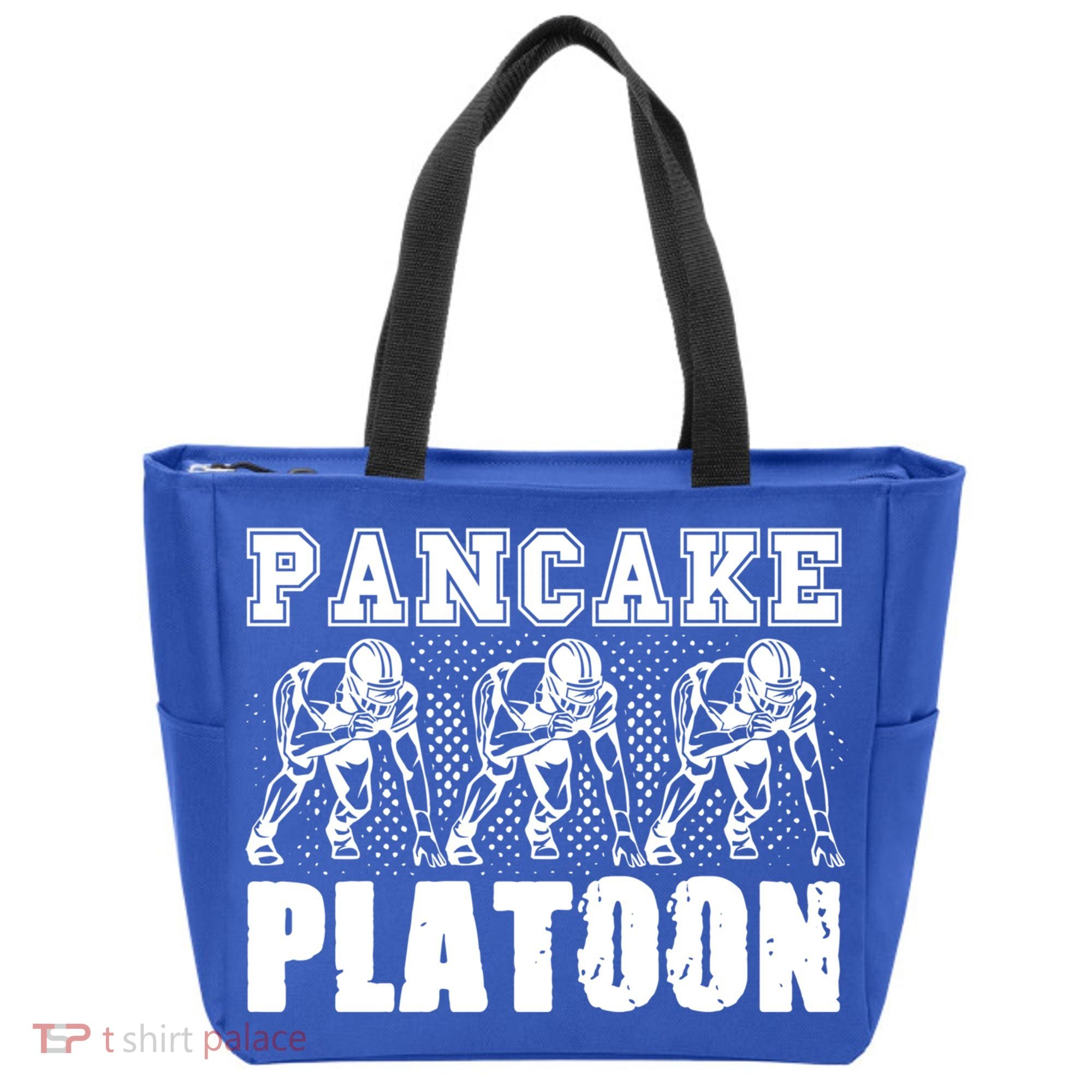 American Football Line Pancake Platoon Player Support Gift Tote Bag