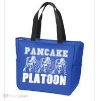 American Football Line Pancake Platoon Player Support Gift Tote Bag thumb 3