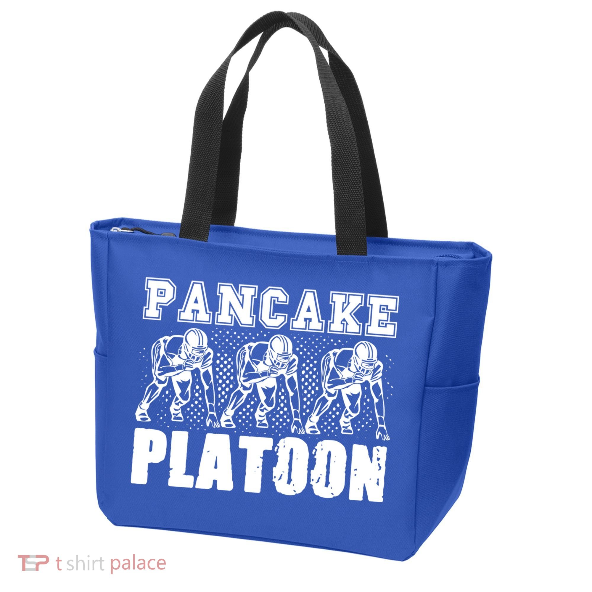 American Football Line Pancake Platoon Player Support Gift Tote Bag
