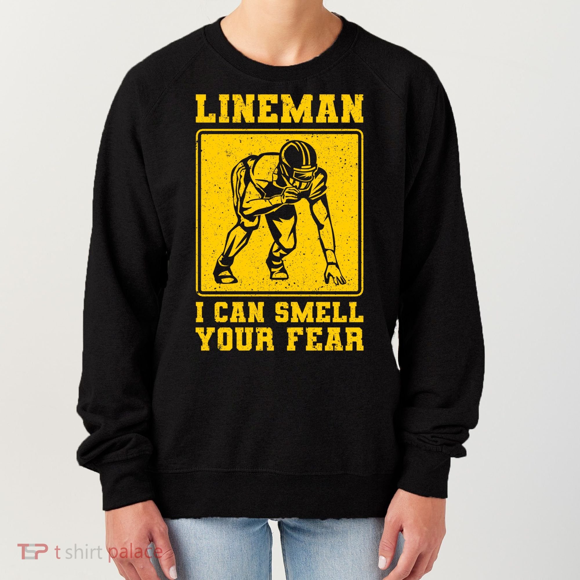 American Football Line Player Support Gift Women's Sweatshirt