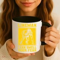 American Football Line Player Support Gift Coffee Mug thumb 3