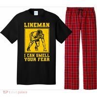 American Football Line Player Support Gift Pajama Set thumb 0