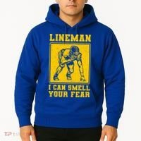 American Football Line Player Support Gift Hoodie thumb 2