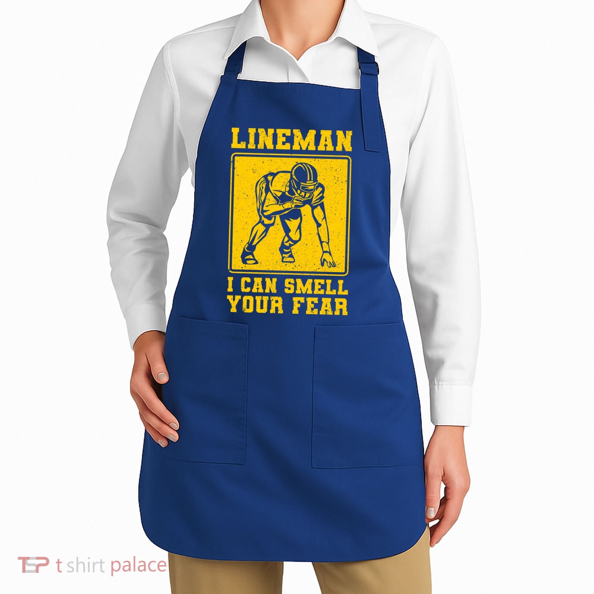American Football Line Player Support Gift Apron