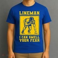 American Football Line Player Support Gift T-Shirt thumb 3