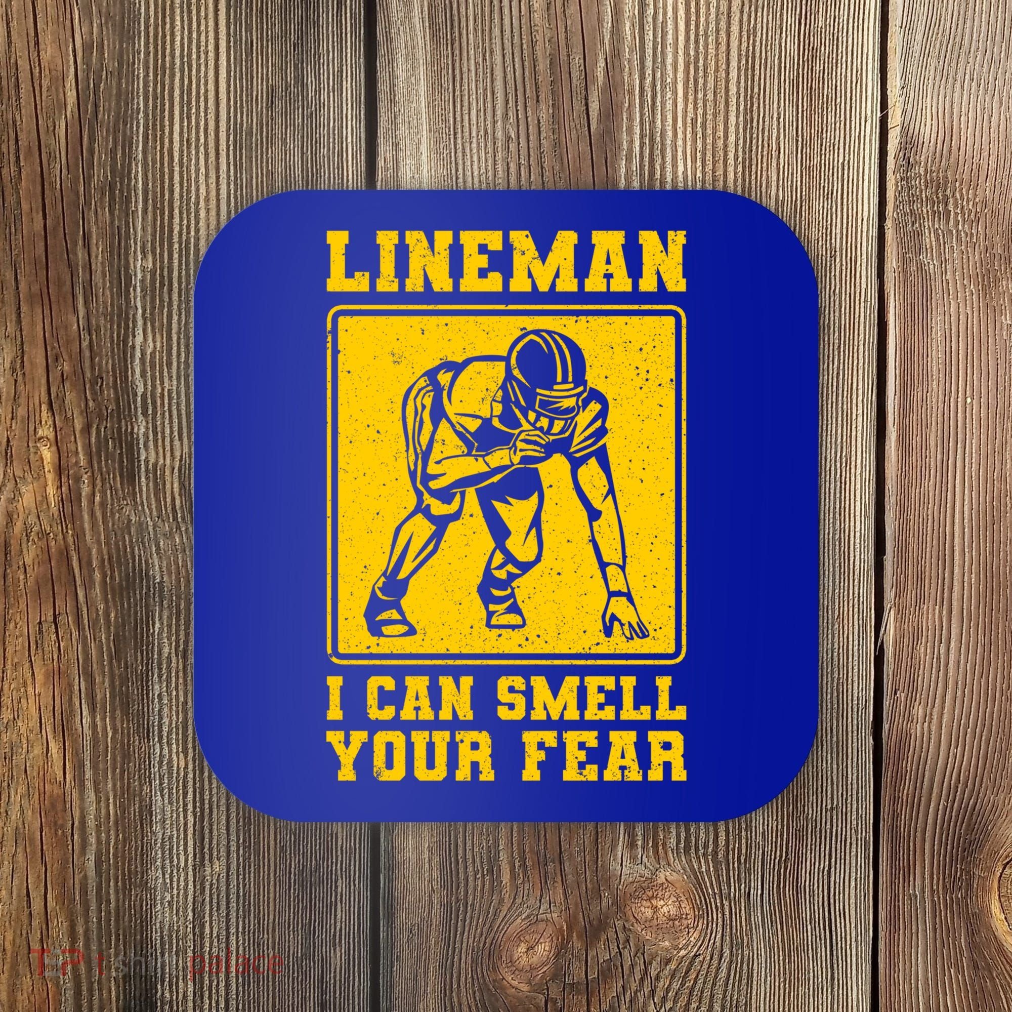 American Football Line Player Support Gift Coaster