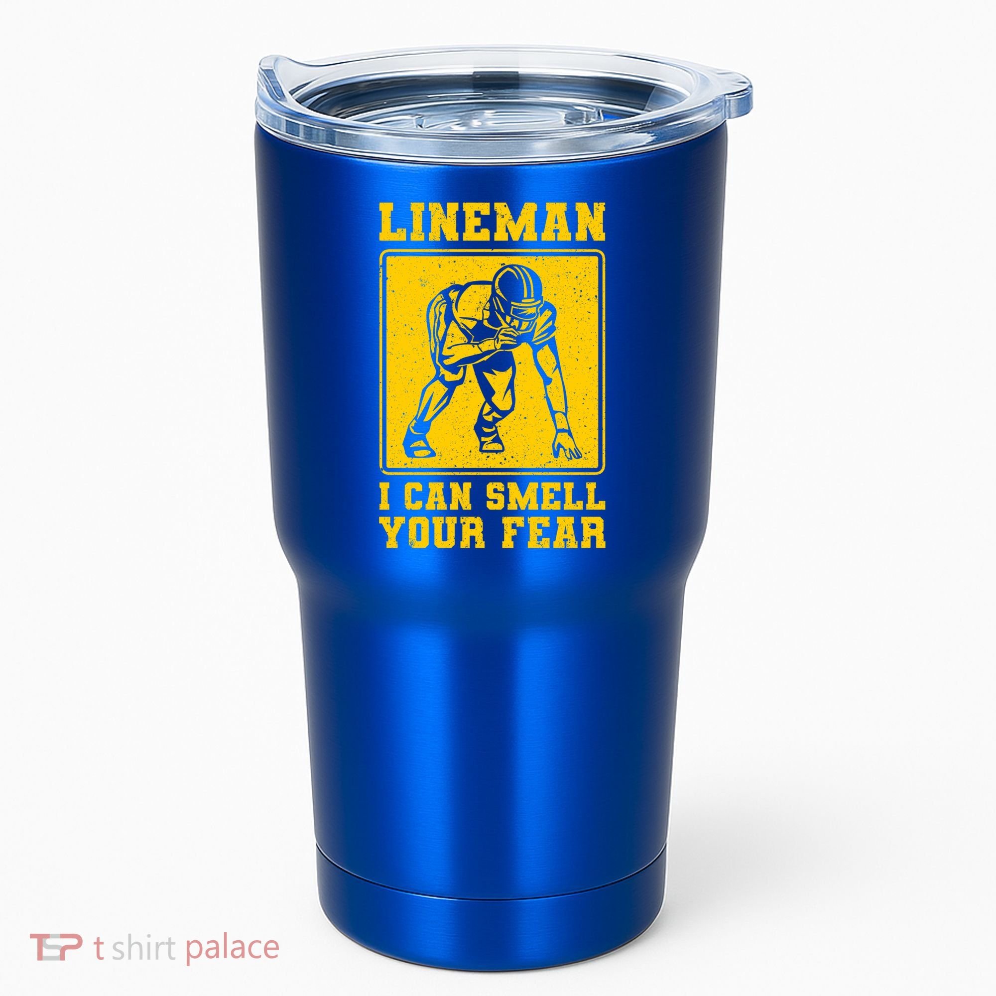 American Football Line Player Support Gift Tumbler