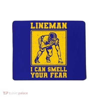 American Football Line Player Support Gift Mousepad