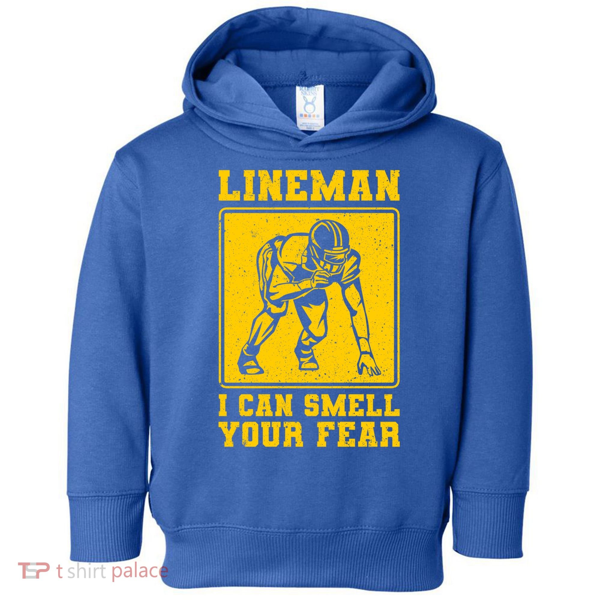 American Football Line Player Support Gift Toddler Hoodie