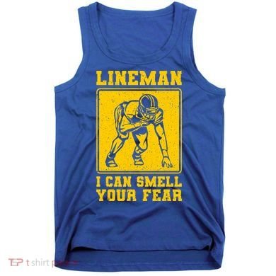 American Football Line Player Support Gift Tank Top