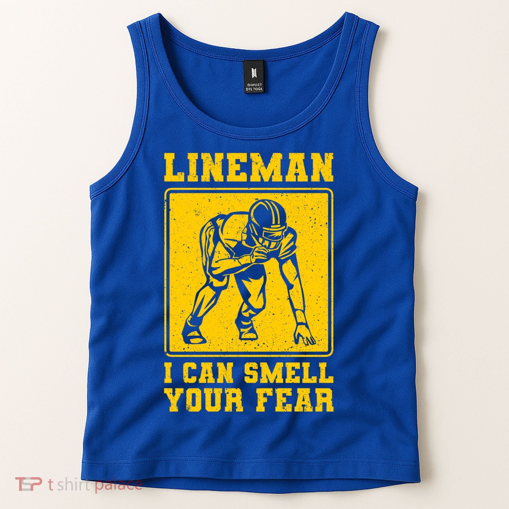American Football Line Player Support Gift Tank Top