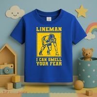 American Football Line Player Support Gift Toddler T-Shirt thumb 3