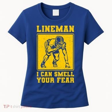 American Football Line Player Support Gift Women's T-Shirt