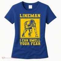American Football Line Player Support Gift Women's T-Shirt thumb 0