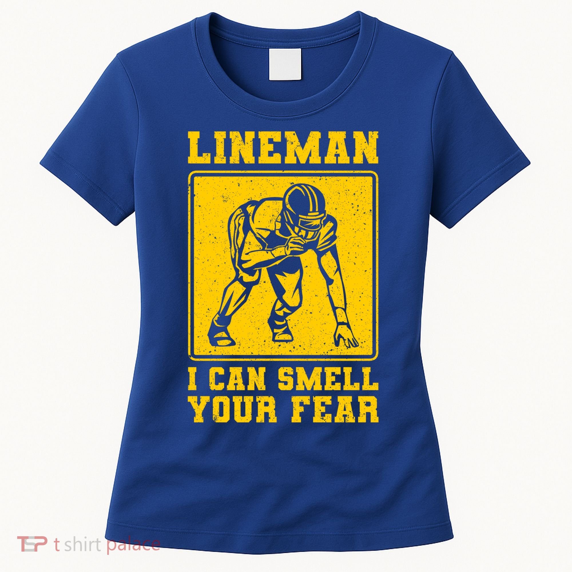 American Football Line Player Support Gift Women's T-Shirt