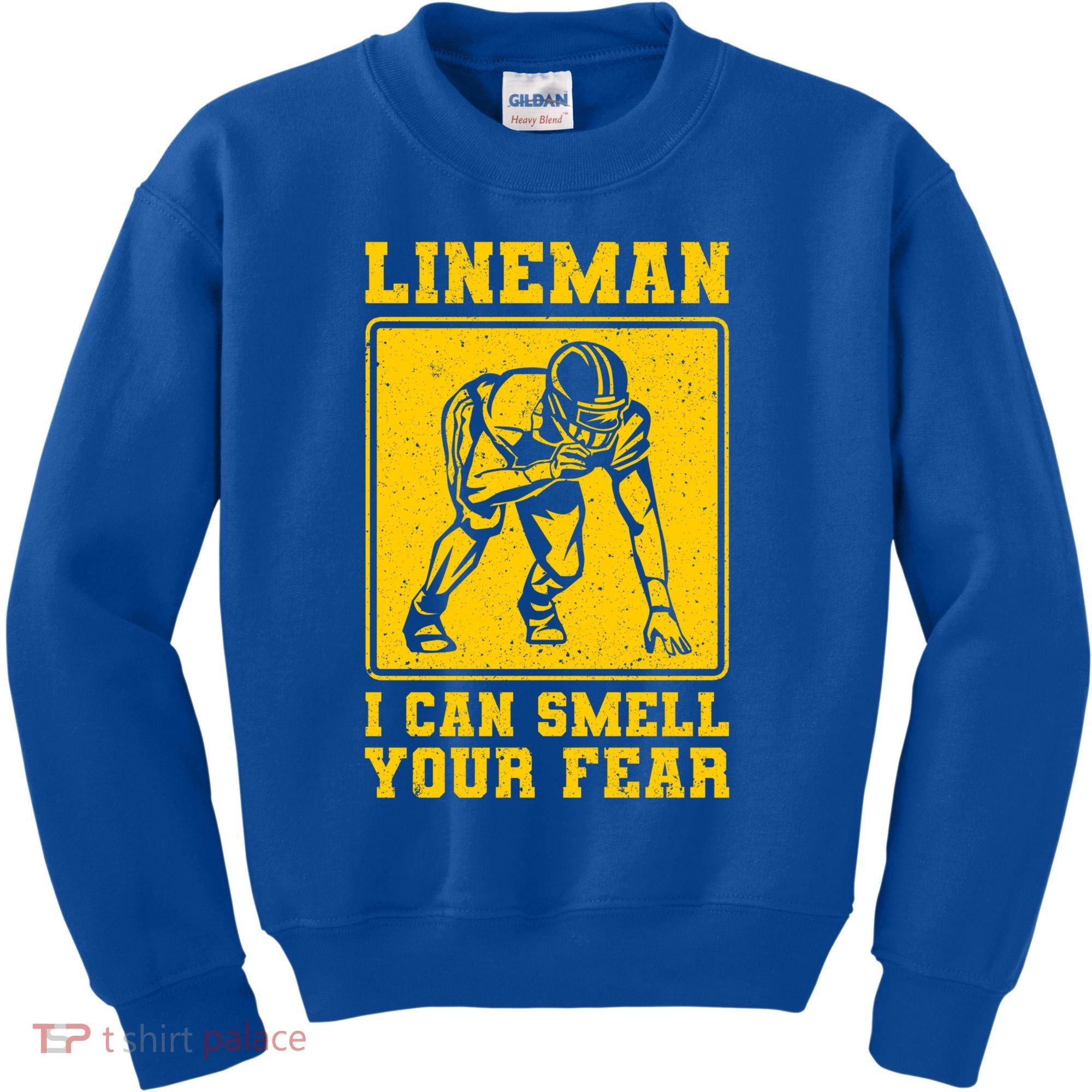 American Football Line Player Support Gift Kids Sweatshirt