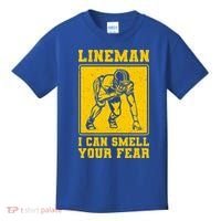 American Football Line Player Support Gift Kids T-Shirt thumb 0