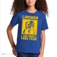 American Football Line Player Support Gift Kids T-Shirt thumb 2