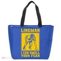 American Football Line Player Support Gift Tote Bag thumb 0