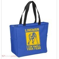 American Football Line Player Support Gift Tote Bag thumb 2