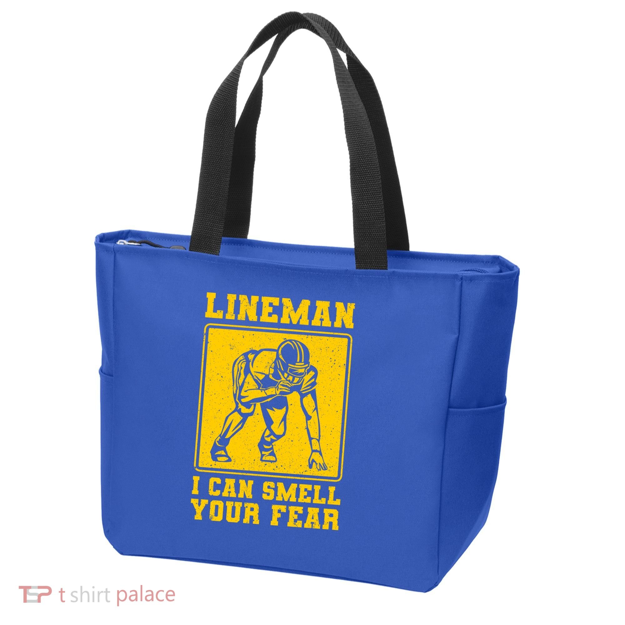 American Football Line Player Support Gift Tote Bag