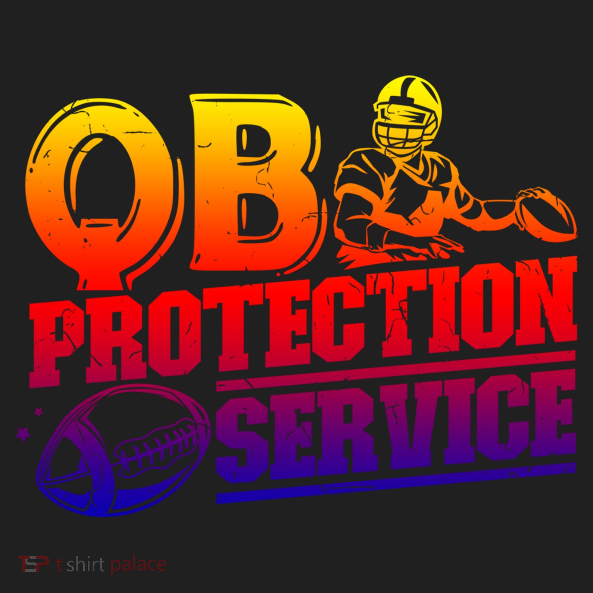 American Football Line Qb Protection Service Great Gift Women's Sweatshirt