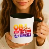 American Football Line Qb Protection Service Great Gift Coffee Mug thumb 3