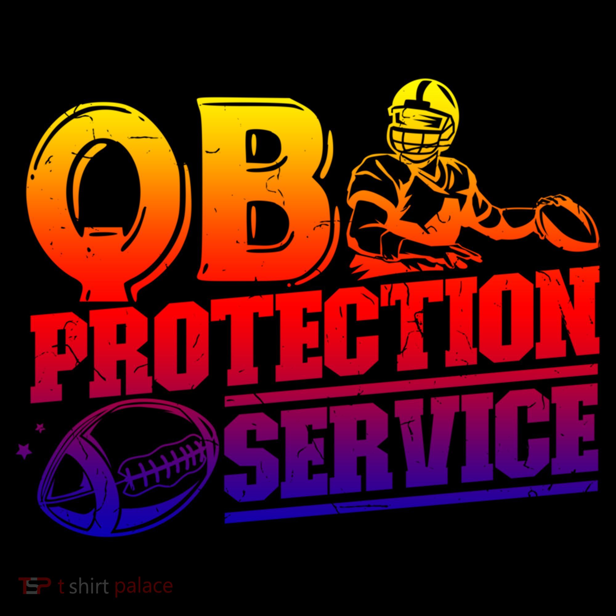 American Football Line Qb Protection Service Great Gift Coffee Mug