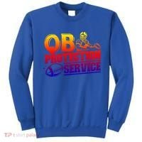 American Football Line Qb Protection Service Great Gift Sweatshirt thumb 0