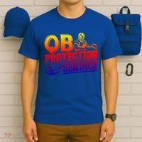 American Football Line Qb Protection Service Great Gift T-Shirt thumb 6